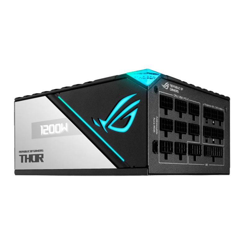 Fonte Asus ROG THOR 1200W Platinum II, RGB, Full Modular, 80 Plus Platinum, ROG-THOR-1200P2-GAMING