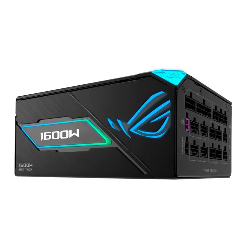 Fonte ASUS ROG Thor 1600W Titanium III EVO, 1600W, 80 Plus Titanium, Full Modular, ATX 3.1, ROG-THOR-1600T3-GAMING-EVO