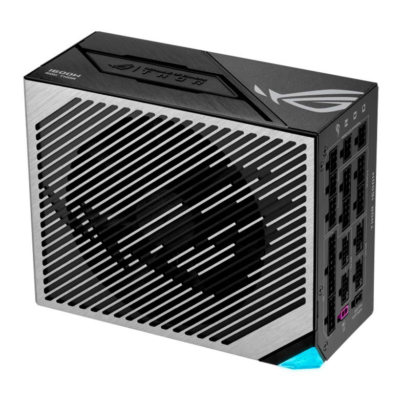 Fonte ASUS ROG Thor 1600W Titanium III EVO, 1600W, 80 Plus Titanium, Full Modular, ATX 3.1, ROG-THOR-1600T3-GAMING-EVO