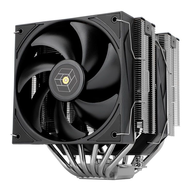 Cooler Para Processador Thermalright Royal Knight 120, 2x120mm, Preto e Cinza, TR-RK-120-BK