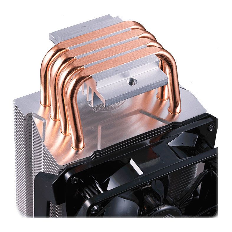 Cooler Para Processador Cooler Master Hyper H410R 92mm Led Vermelho, RR-H410-20PK-R1