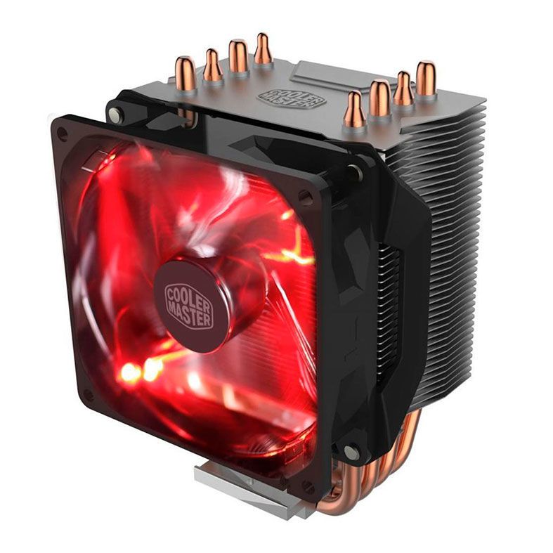 Cooler Para Processador Cooler Master Hyper H410R 92mm Led Vermelho, RR-H410-20PK-R1