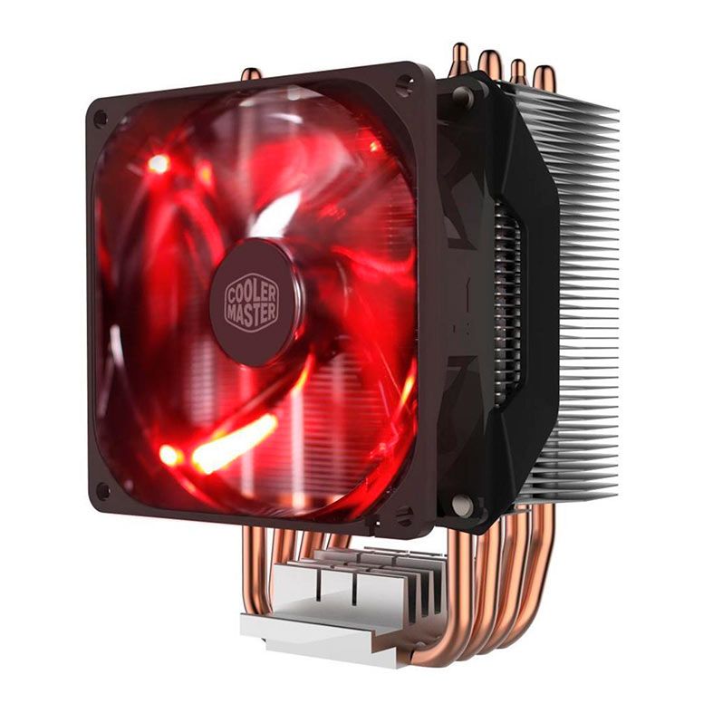 Cooler Para Processador Cooler Master Hyper H410R 92mm Led Vermelho, RR-H410-20PK-R1