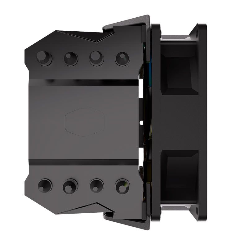 Cooler Para Processador Cooler Master Hyper 411 Nano, ARGB, 92mm, Preto, RR-H410-25PA-R1