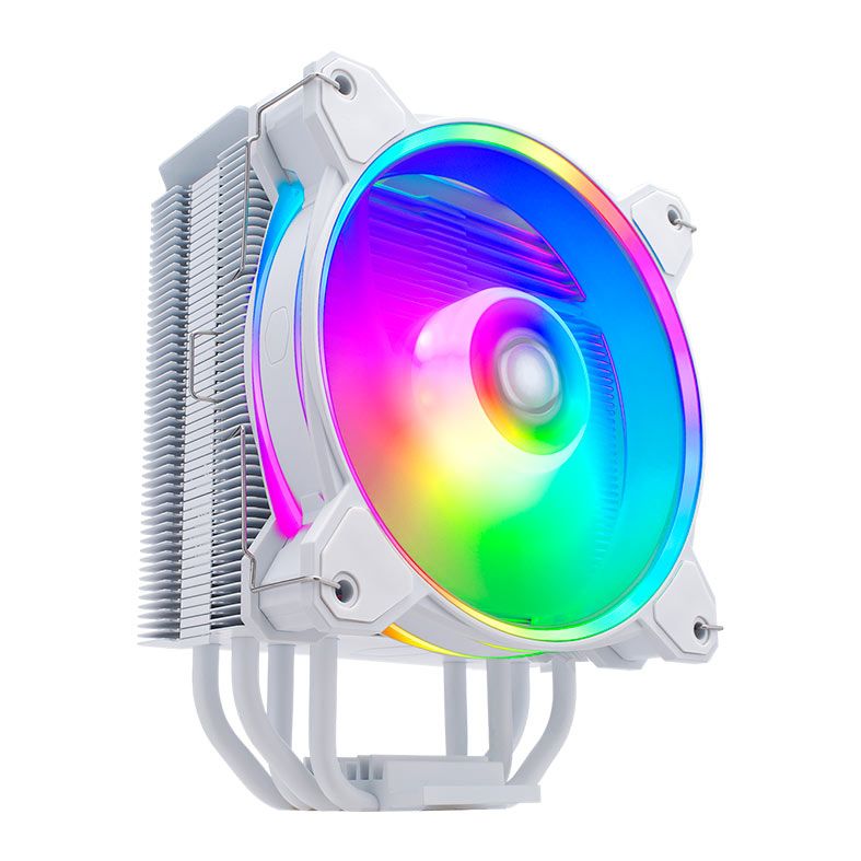 Cooler Para Processador Cooler Master Hyper 212 Halo White, RGB, 120mm, RR-S4WW-20PA-R1