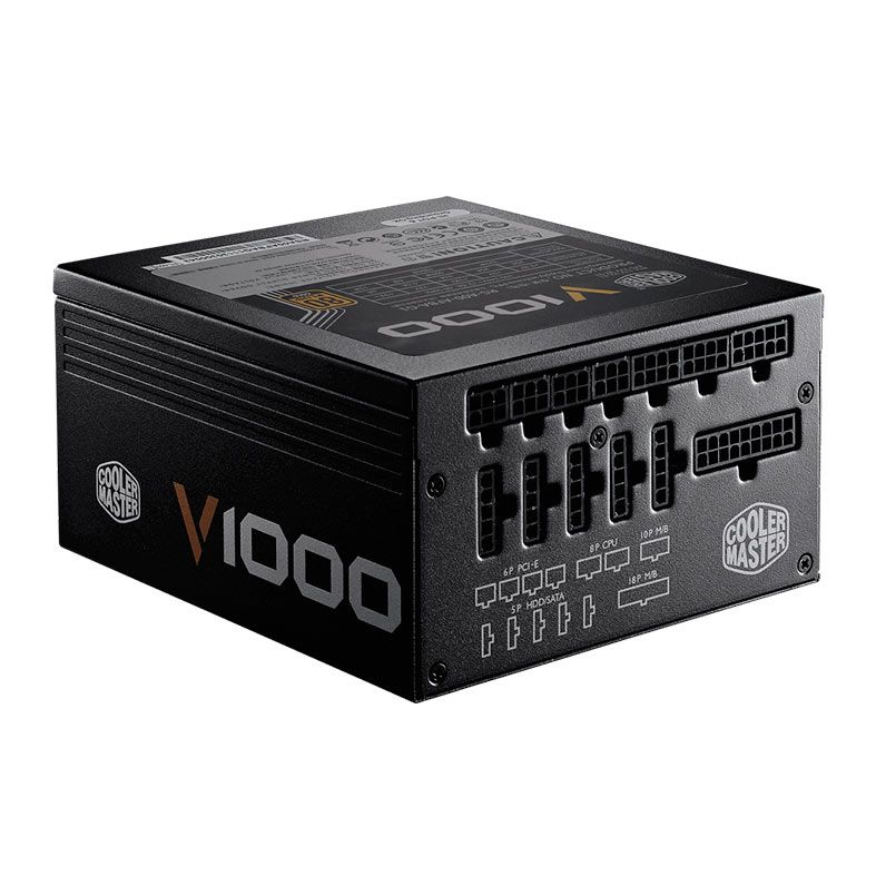 Fonte Cooler Master V1000 1000W Certificado 80 Plus Gold PFC Ativo RSA00-AFBAG1-WO