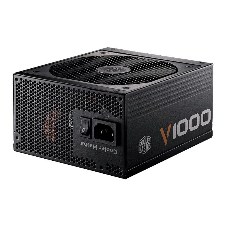 Fonte Cooler Master V1000 1000W Certificado 80 Plus Gold PFC Ativo RSA00-AFBAG1-WO