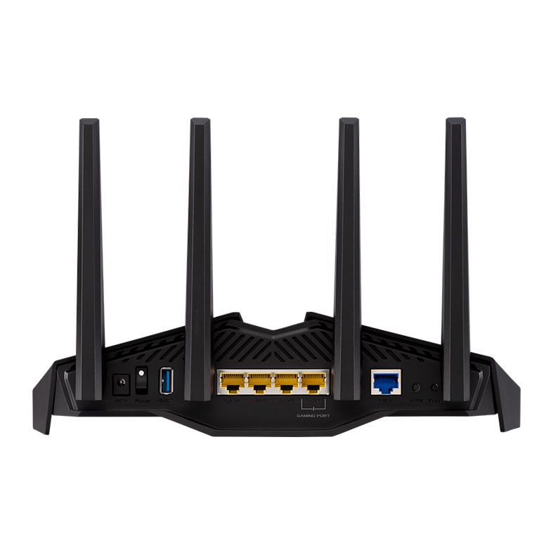 Roteador Gamer Asus RT-AX82U, AX5400 Dual Band, Wi-Fi 6, 4 Antenas, Preto, RT-AX82U-V2