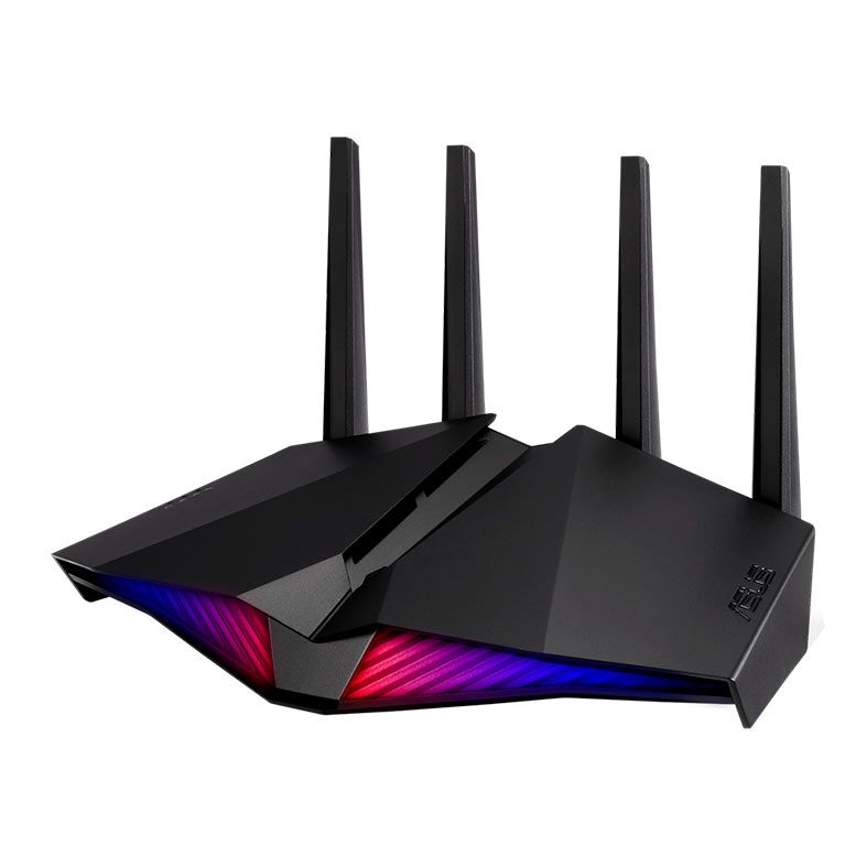 Roteador Gamer Asus RT-AX82U, AX5400 Dual Band, Wi-Fi 6, 4 Antenas, Preto, RT-AX82U-V2