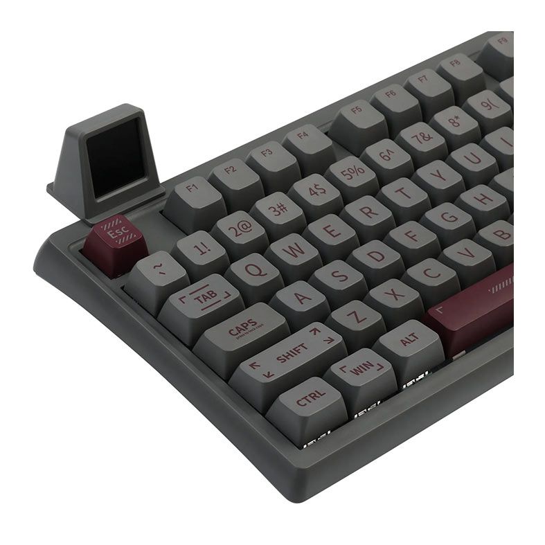 Teclado Mecanico Epomaker RT100, ARGB, Switch Wisteria Linear, Deep Grey, RT100-DPGY-WSLN