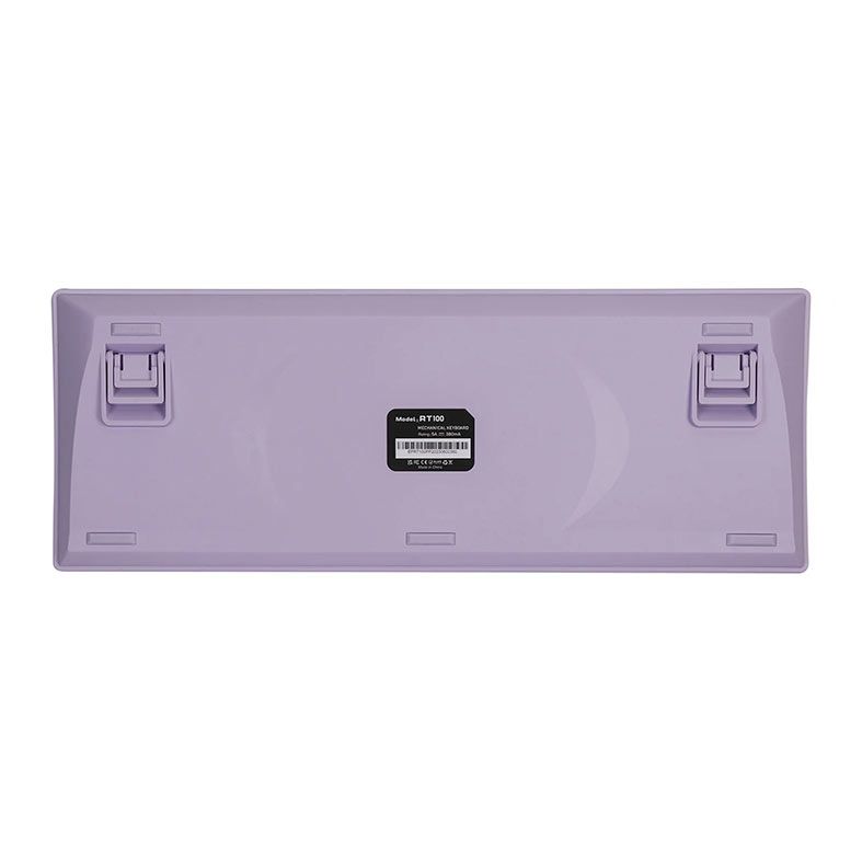 Teclado Mecanico Epomaker RT100, ARGB, Switch Wisteria Linear, Purple, RT100-PP-WSLN