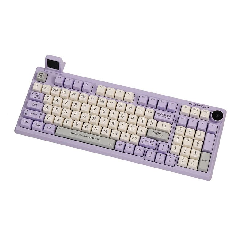 Teclado Mecanico Epomaker RT100, ARGB, Switch Wisteria Tactile, Purple, RT100-PP-WSTC