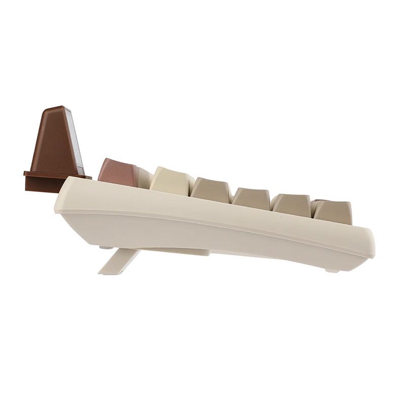 Teclado Mecanico Epomaker RT100, Switch Wisteria Tactile, Retro White, RT100-RTWH-WSTC