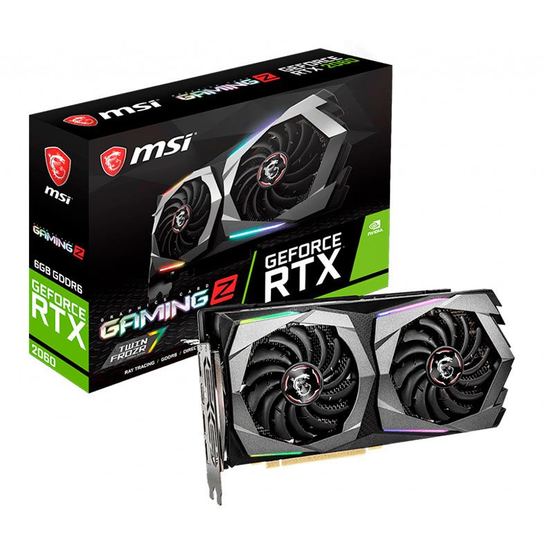 Placa de Video MSI GeForce RTX 2060 6GB GDDR6 GAMING Z 192-bit, 912-V375-015
