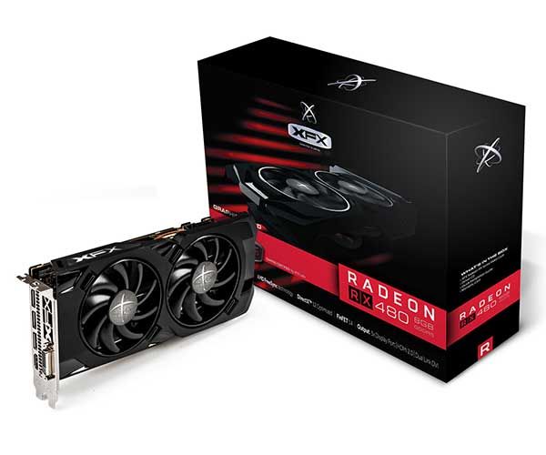 Placa de Video XFX Radeon RX 480 RS 8GB GDDR5 OC 256-bit, RX-480P8LFB6