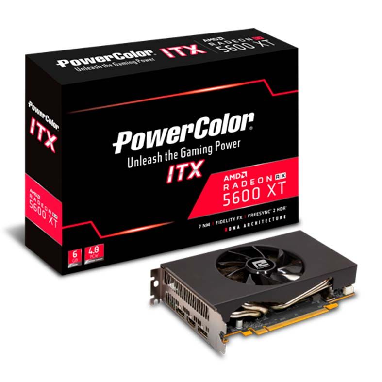 Placa de Video PowerColor Radeon RX 5600 XT ITX 6GB 192-bit, RX 5600XT ITX 6GB GDDR6