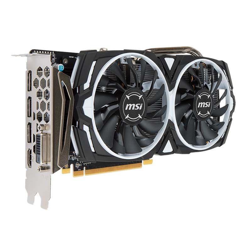 PCパーツ MSI Radeon RX570 ARMOR 8GB Placa de Video MSI Radeon RX 570 Armor 8GB OC GDDR5 256bit | Pichau