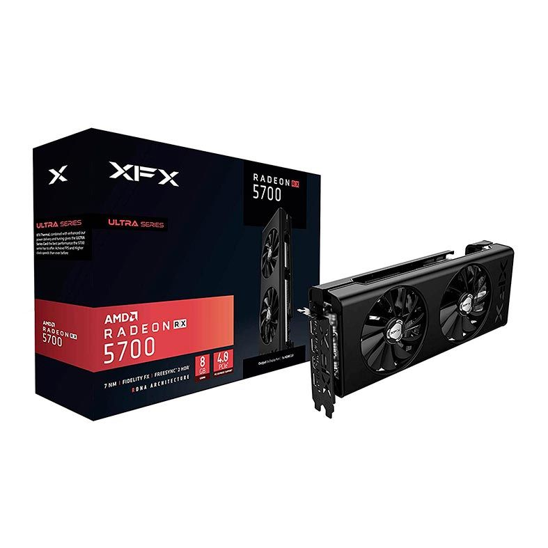 Placa de Video XFX Radeon RX 5700 8GB Ultra 256-bit, RX-57XL8LBD6