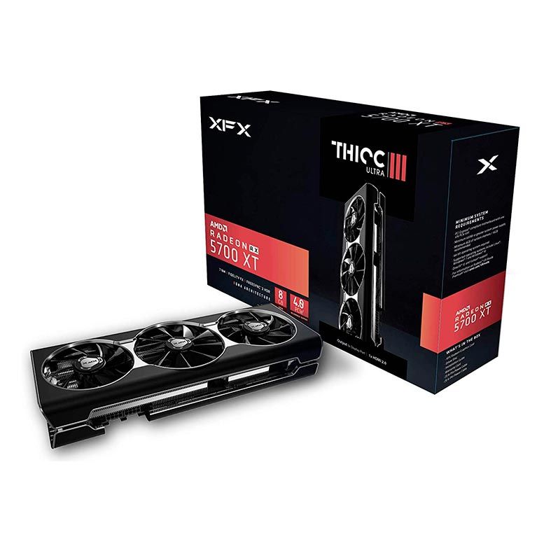 Placa de Video XFX Radeon RX 5700 XT 8GB Thicc III Ultra 256-bit, RX-57XT8TBD8