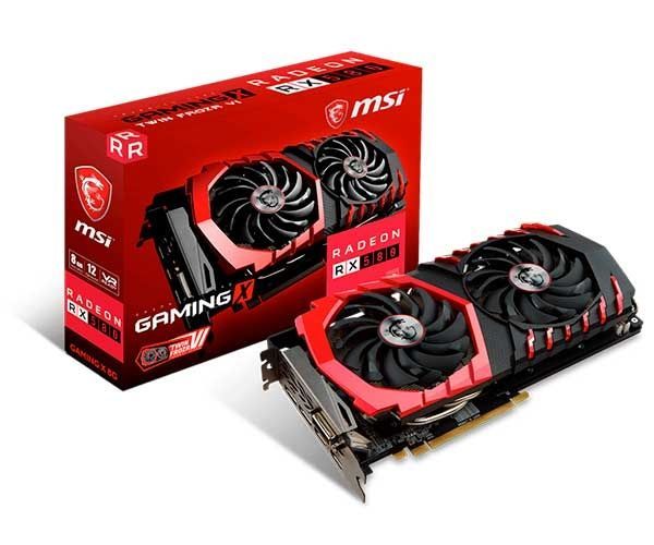 Placa De Vídeo MSI RADEON RX 580 GAMING X 4G GDDR5 256 Bits