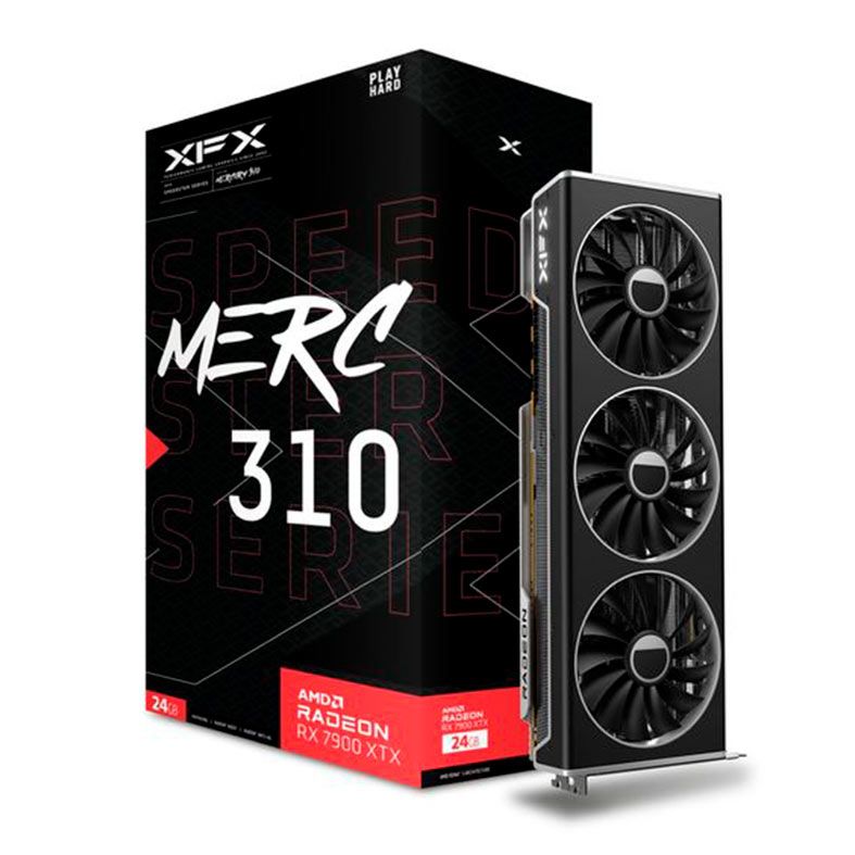 OPENBOX Placa de Video XFX Radeon RX 7900 XTX Speedster Merc310, 24GB, GDDR6, 384-bit, RX-79XMERCB9