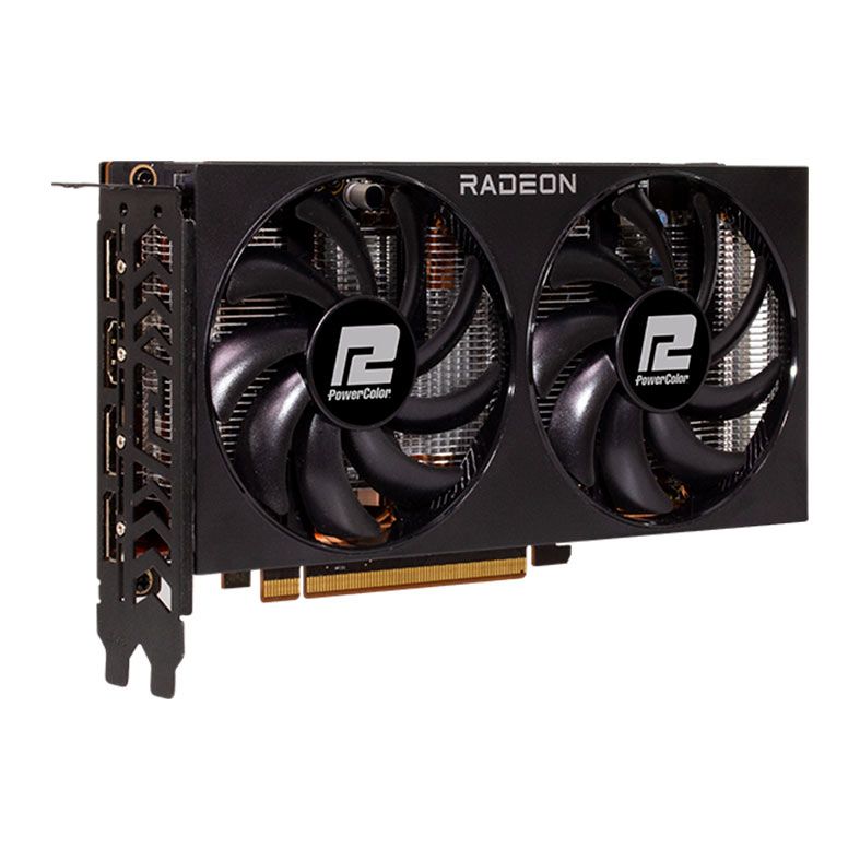 Placa de Video PowerColor Radeon RX 7600 Fighter, 8GB, GDDR6, 128-bit, RX7600-8G-F