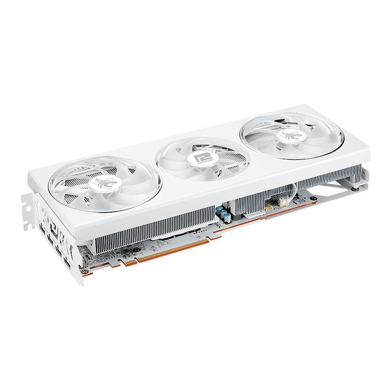 Placa de Video PowerColor Radeon RX 7800 XT Hellhound Spectral White OC, 16GB, GDDR6, 256-bit, RX7800XT-16G-L-OC-WHITE
