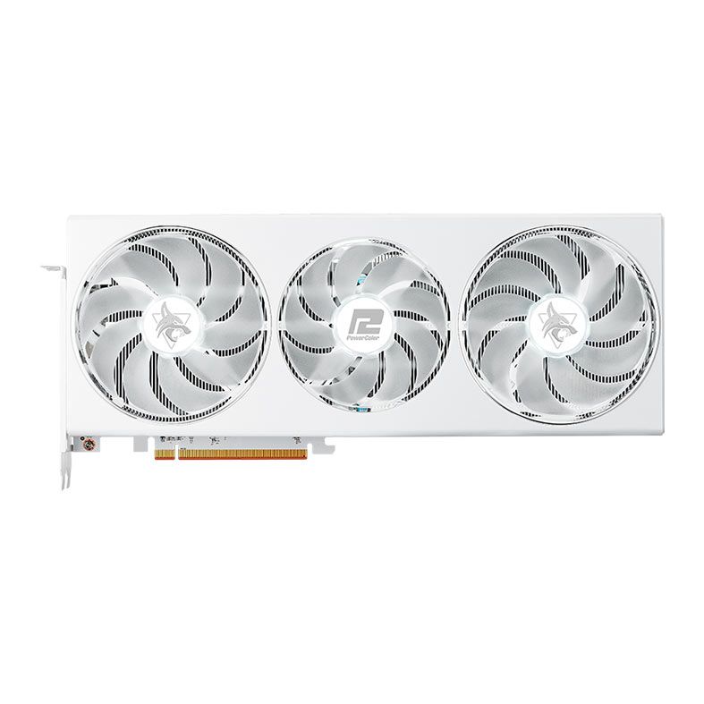 Placa de Video PowerColor Radeon RX 7800 XT Hellhound Spectral White OC, 16GB, GDDR6, 256-bit, RX7800XT-16G-L-OC-WHITE