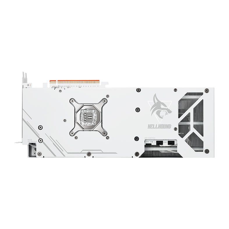 Placa de Video PowerColor Radeon RX 7800 XT Hellhound Spectral White OC, 16GB, GDDR6, 256-bit, RX7800XT-16G-L-OC-WHITE