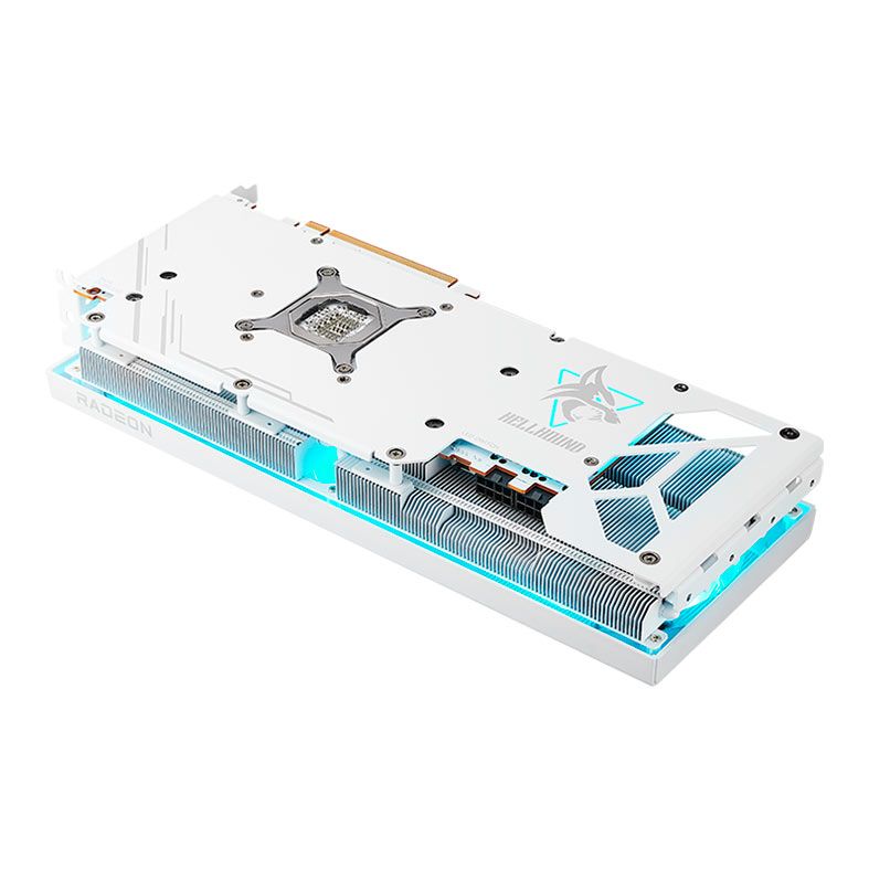Placa de Video PowerColor Radeon RX 7800 XT Hellhound Spectral White OC, 16GB, GDDR6, 256-bit, RX7800XT-16G-L-OC-WHITE