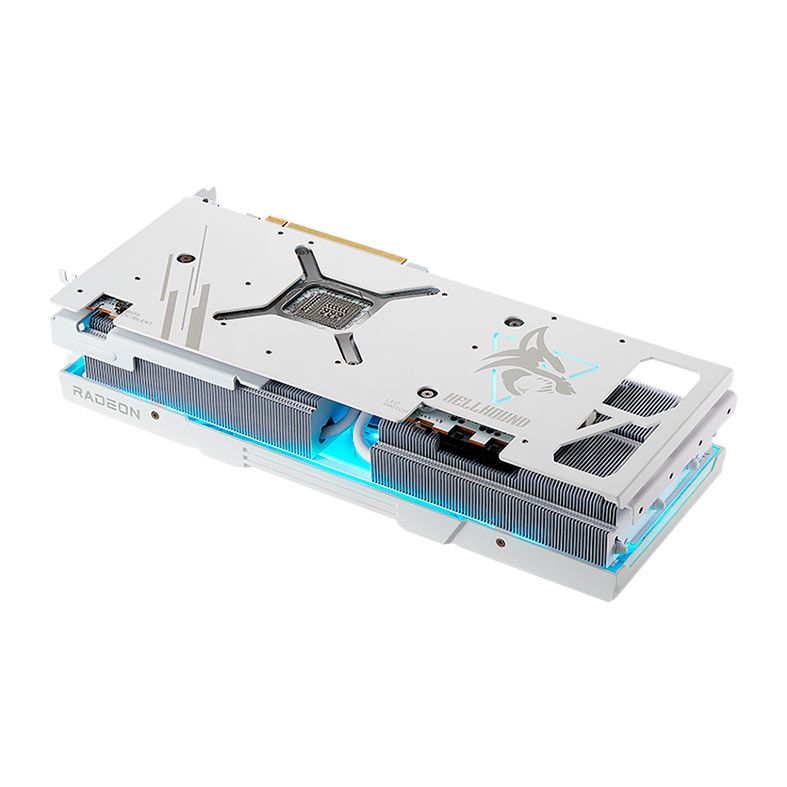 Placa de Video PowerColor Radeon RX 7900 XT Hellhound OC Spectral White, 20GB, GDDR6, 320-bit, RX7900XT-20G-L-OC-WHITE