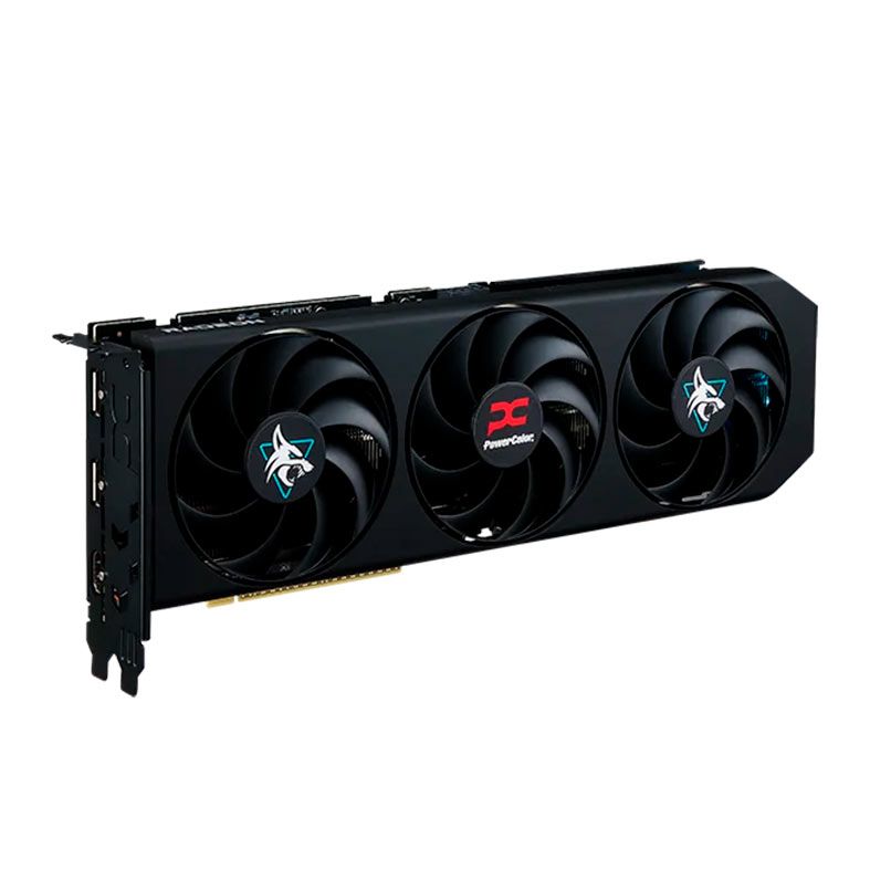 Placa de Video PowerColor Radeon RX 9060 XT Hellhound OC, 16GB, GDDR6, 128-bit, RX9060XT-16G-L-OC