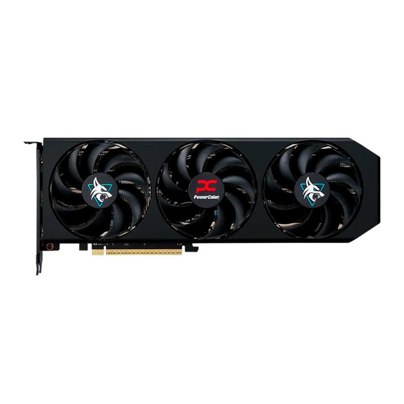 Placa de Video PowerColor Radeon RX 9060 XT Hellhound OC, 16GB, GDDR6, 128-bit, RX9060XT-16G-L-OC