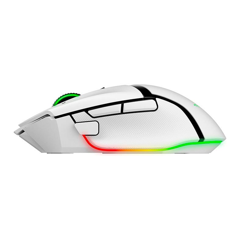 Mouse Gamer Razer Basilisk V3 Pro 35K, RGB, 35000DPI, 11 Botoes, Wireless, Branco, RZ01-05240200-R3U1