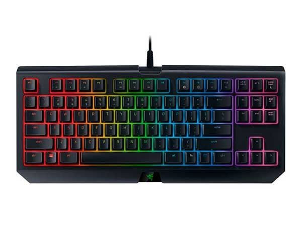 Teclado Gamer Razer Blackwidow Tournament Chroma V2 Switch Laranja, RZ03-02190700-R3M1