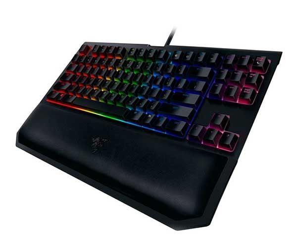 Teclado Gamer Razer Blackwidow Tournament Chroma V2 Switch Laranja