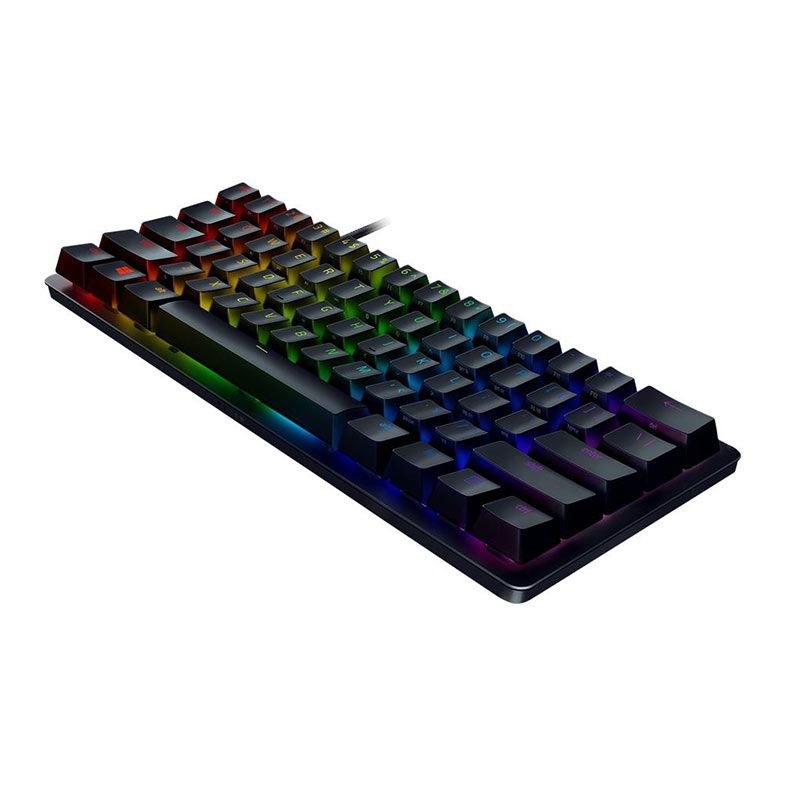 Teclado Optico Razer Huntsman Mini, Switch Roxo, Preto, RZ03-03390500-R3U1
