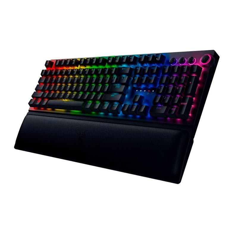 Teclado Mecânico Razer BlackWidow V3 Pro Chroma Switch Green Wireless, RZ03-03530200-R3U1
