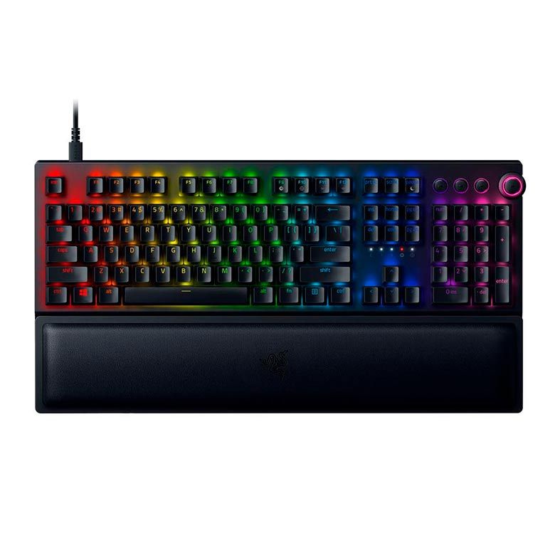 Teclado Mecânico Razer BlackWidow V3 Pro Chroma Switch Green Wireless, RZ03-03530200-R3U1