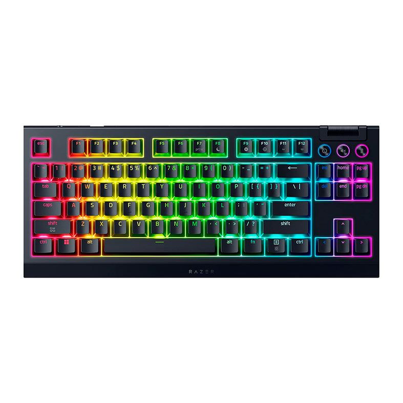 Teclado Mecanico Razer BlackWidow V4 TKL, RGB, Switch Laranja