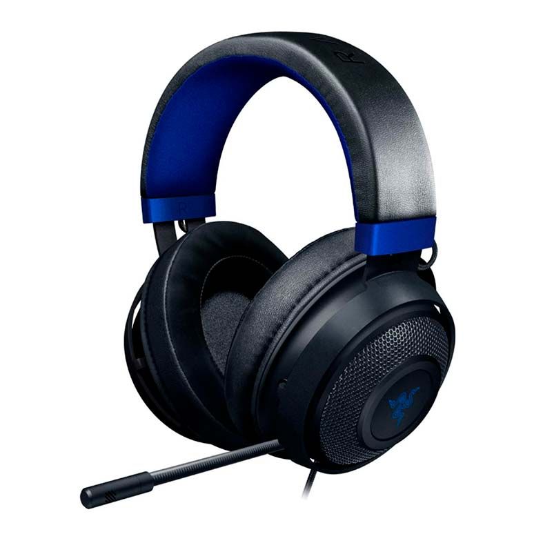 Headset Gamer Razer Kraken Multi-Plataform Console Preto/Azul, RZ04-02830500-R3U1