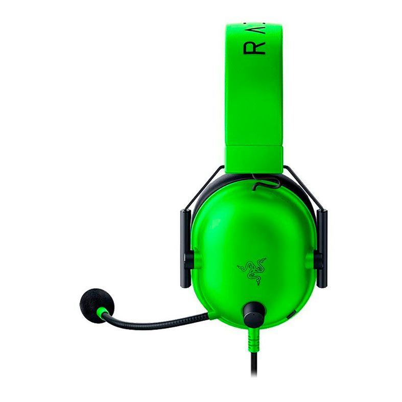 Headset Gamer Razer Blackshark V2 X, Drivers 50mm, Preto e verde, RZ04-03240600-R3U1
