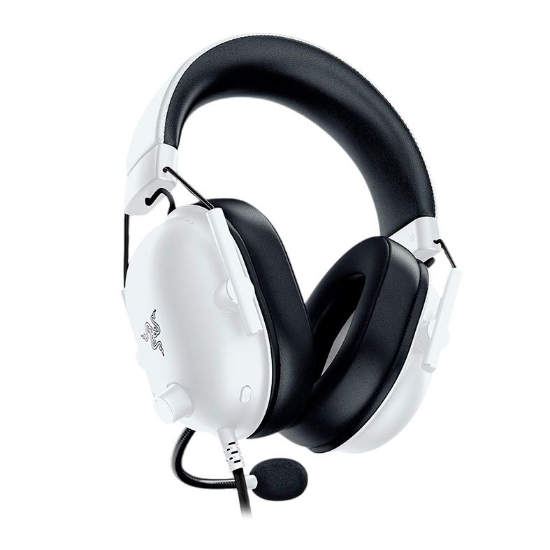 Headset Gamer Razer Blackshark V2 X, Drivers 50mm, Preto e Branco