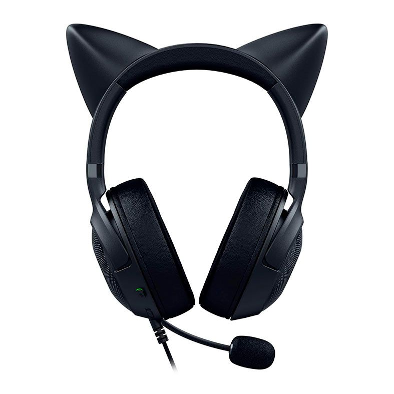 Headset Gamer Razer Kraken Kitty V2, RGB, Drivers 40mm, Preto, RZ04-04730100-R3U1