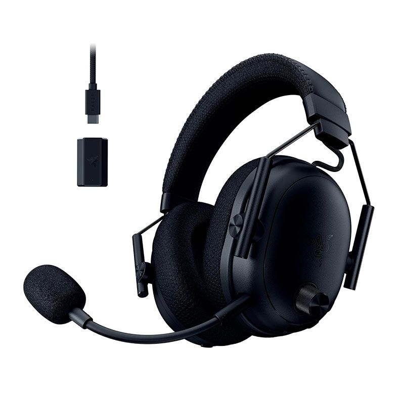 Headset Gamer Razer Blackshark V3 Pro, Drivers 50mm, Wireless, Preto, RZ04-05400100-R3U1