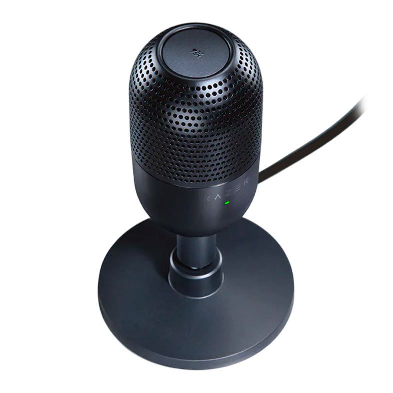Microfone Razer Seiren V3 Mini Ultra Compacto, USB, Preto, RZ1905050100