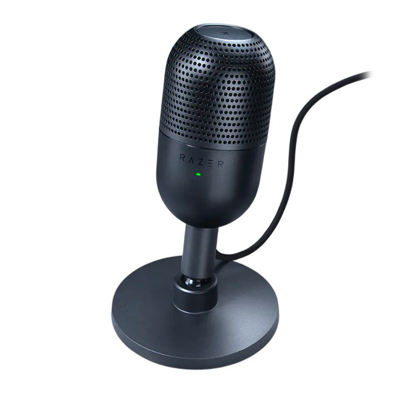 Microfone Razer Seiren V3 Mini Ultra Compacto, USB, Preto, RZ1905050100