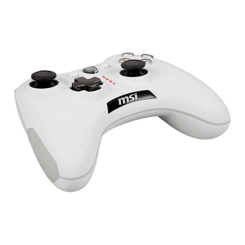 Controle Gamer MSI Force GC20 V2, PC e Android, Branco, FORCE-GC20-V2-WHITE