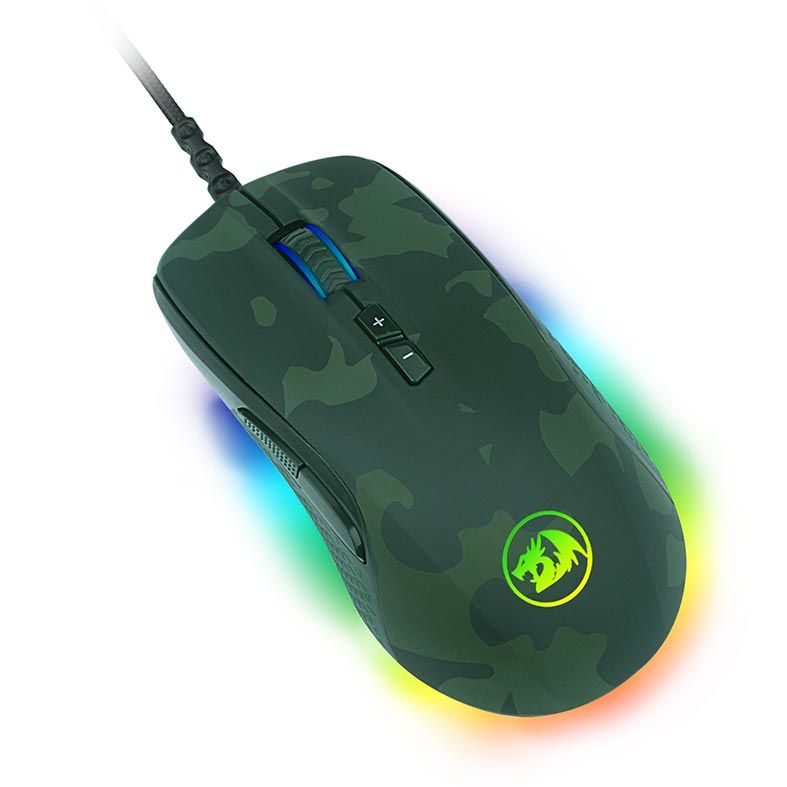 Kit Teclado e Mouse Redragon Led Rainbow, S108 LIGHT GREEN