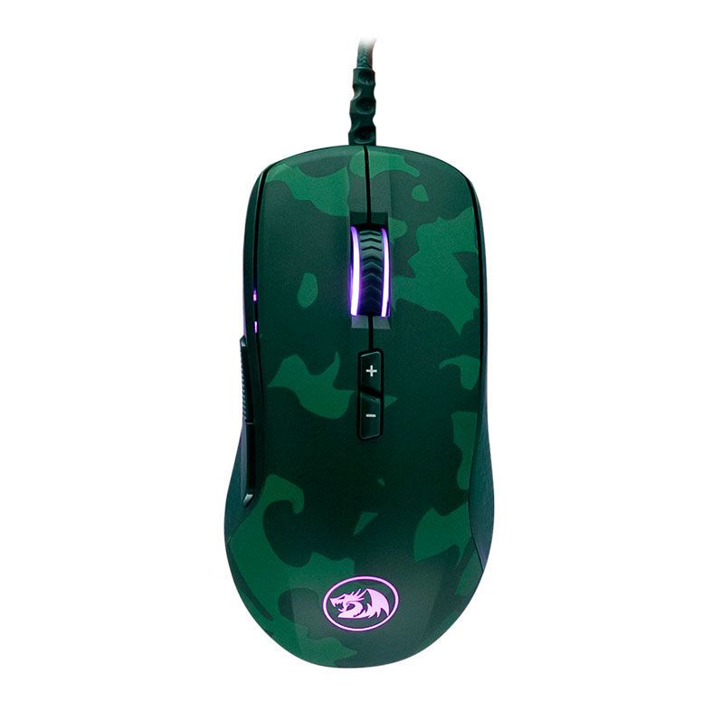 Kit Teclado e Mouse Redragon Led Rainbow, S108 DARK GREEN